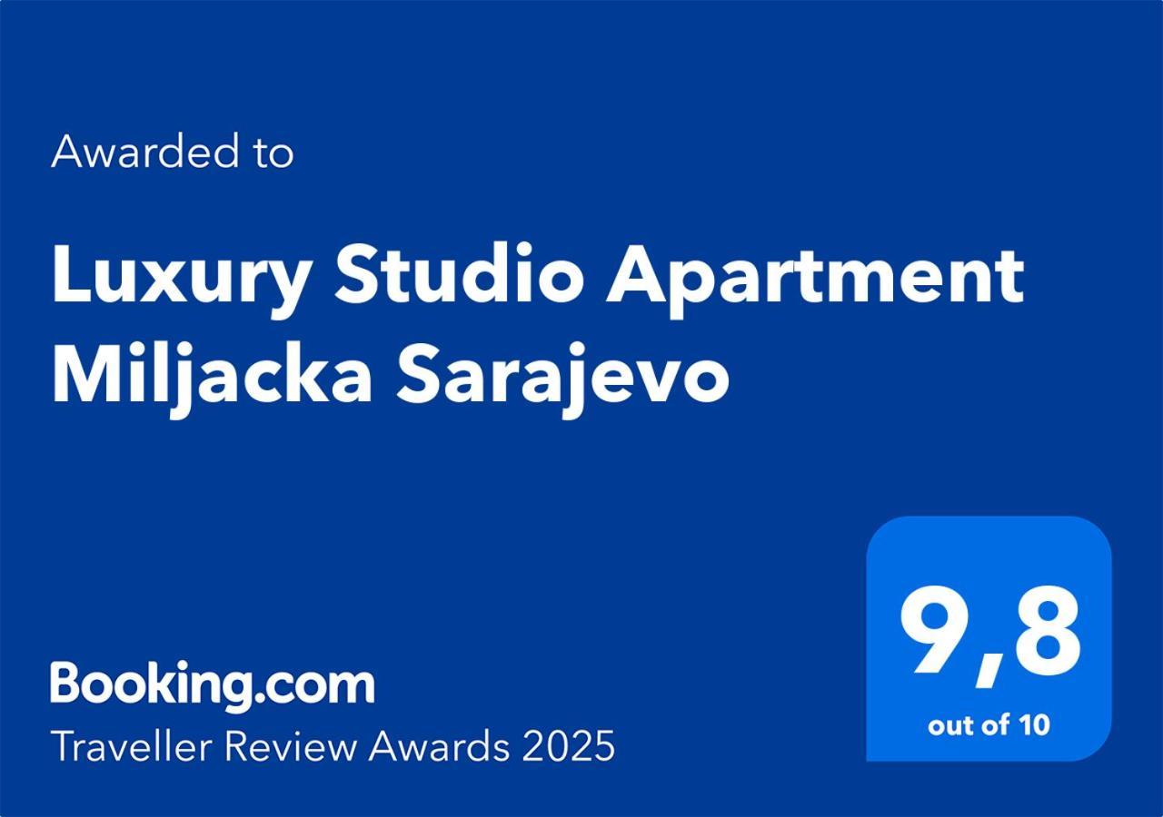Luxury Studio Apartment Miljacka SJJ Eksteriør bilde
